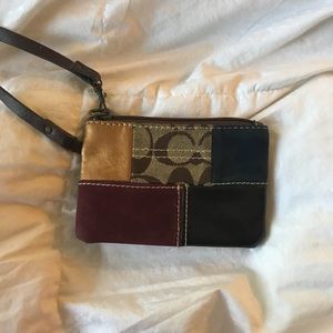 COACH coin purse wristlet